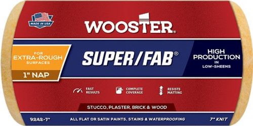 Wooster R242 7" Super/Fab 1" Nap Roller Cover