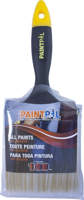 Dynamic 09810 4" (100mm) Paint Pal Flat Polyester Brush