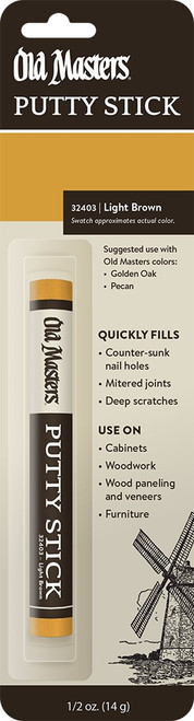 Old Masters 32403 Light Brown Putty Stick