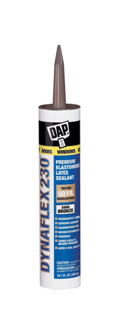 DAP 18420 10.1oz Dark BronzeDynaflex 230 Premium Elastomeric Sealant - 12ct. Case