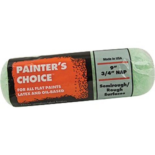 Wooster R277 9" x 3/4" Nap Painters Choice Roller Cover (100/pk) - 100ct. Case