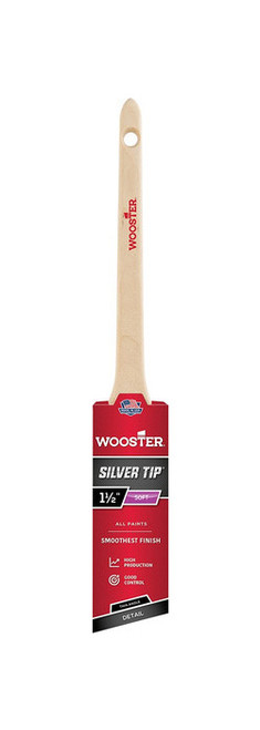 Wooster 5224 1-1/2" Silver Tip Thin Angle Sash Brush - 6ct. Case