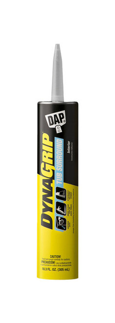 Dap 27521 10.3 oz. Dynagrip Tub Surround Construction Adhesive