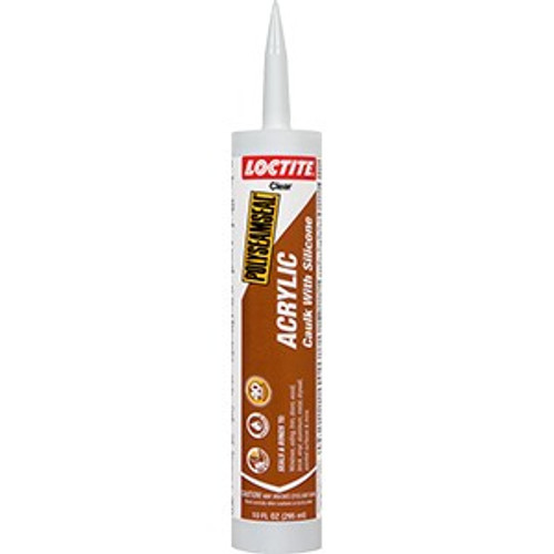 Loctite 1507593 10oz Polyseamseal Clear Acrylic Caulk w/ Silicone 12cc.