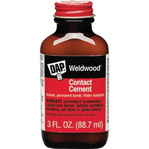 Dap 00107 3oz Bottle Weldwood Contact Cement