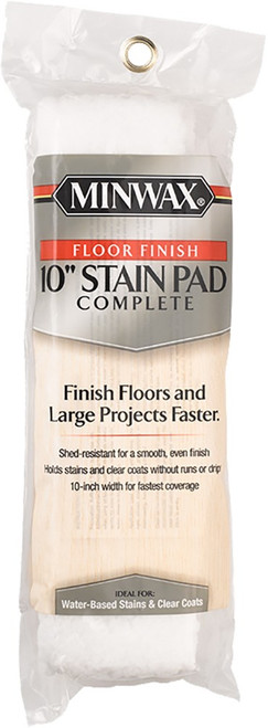 Minwax 427210100 10" Water Based Floor Stain Pad Complete