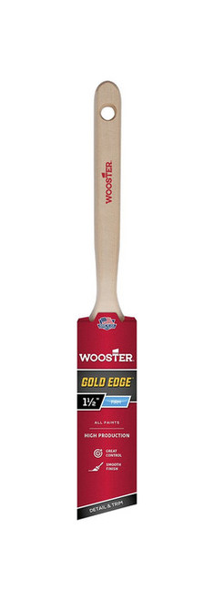 Wooster 5231 1-1/2" Gold Edge Angle Brush - 6ct. Case