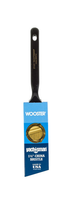 Wooster Z1121 1-12 Yachtsman White China Firm Bristle Angle Sash Paint Brush - 12ct. Case