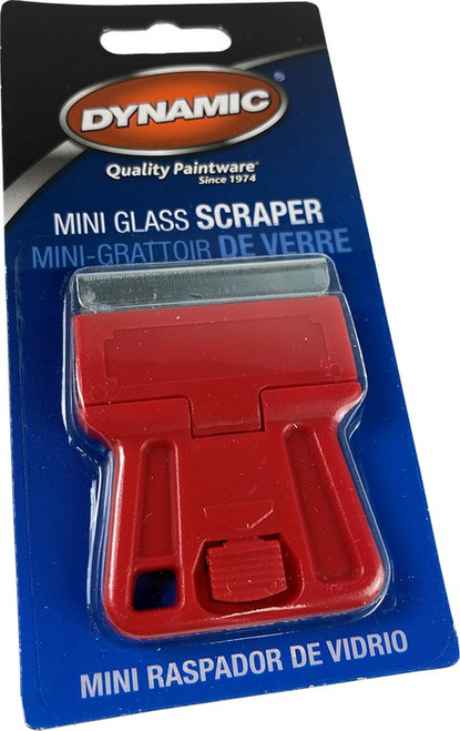 Dynamic DYN11306 Mini Glass Scraper, Carded