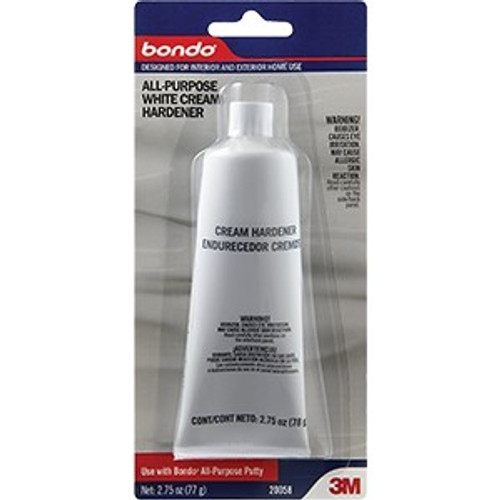 Bondo 20058 2.75oz All-Purpose White Cream Hardener for Fillers/Putty/Glazes