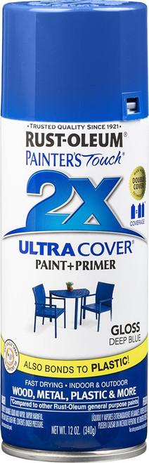 Rust-Oleum 249114 12 oz. Gloss Deep Blue Painters Touch 2X Ultra Cover Spray