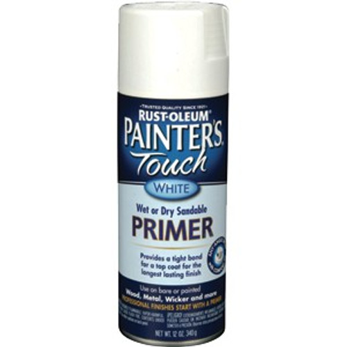 Rust-Oleum 249058 12 oz. White Primer Painters Touch 2X Ultra Cover Spray