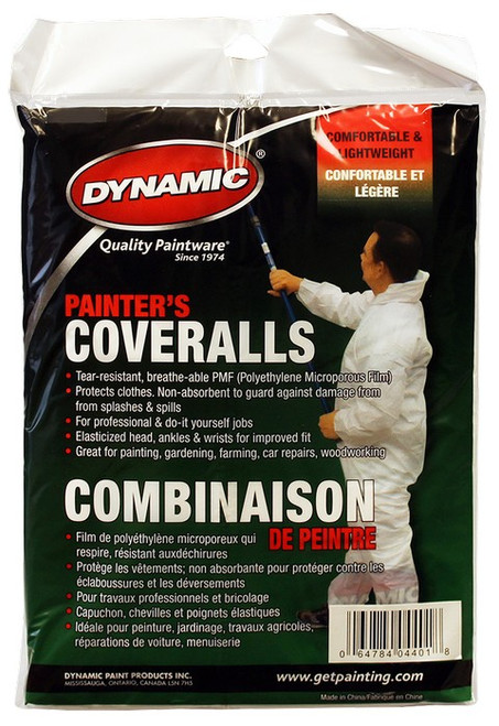 Dynamic 04401 Large HD PMF Coveralls w/Hood