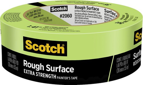 3M 2060-36AP 1.41" x 60.1yd (36mm) Scotch Rough Surface Painters Tape