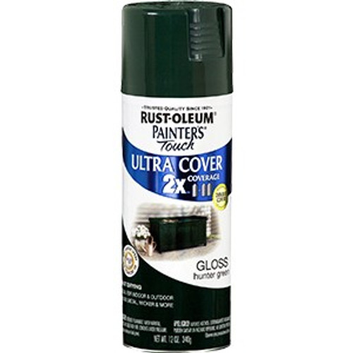 Rust-Oleum 249111 12 oz. Gloss Hunter Green Painters Touch 2X Ultra Cover Spray