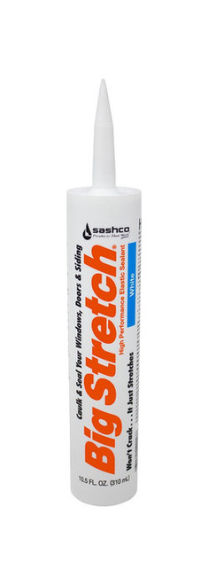 Sashco 10016 10.5 oz. White Big Stretch - 12ct. Case