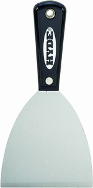 Hyde 02600 4" Black & Silver Stiff Extra HD Chisel Scraper