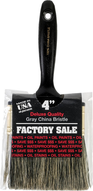 Wooster Z1101 4" Factory Sale Gray China Bristle Flat Paint Brush