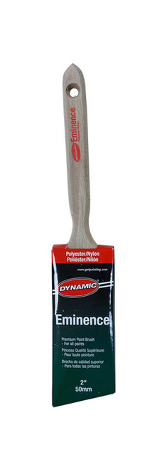 Dynamic 87705 2 (50mm) Eminence Angled Sash Nylon Polyester Paint Brush - 10ct. Case