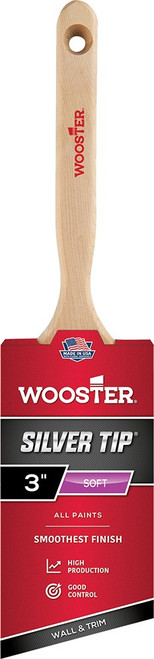 Wooster 5221 3" Silver Tip Angle Sash Brush