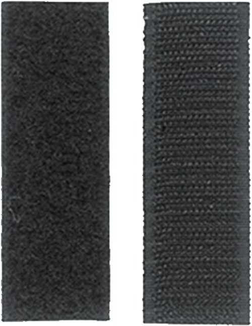 TouchTape 09986 1" x 25Yd Black PS Hook Tape