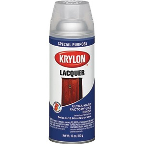 Krylon K07032777 12 oz. Lacquer Gloss Clear Spray