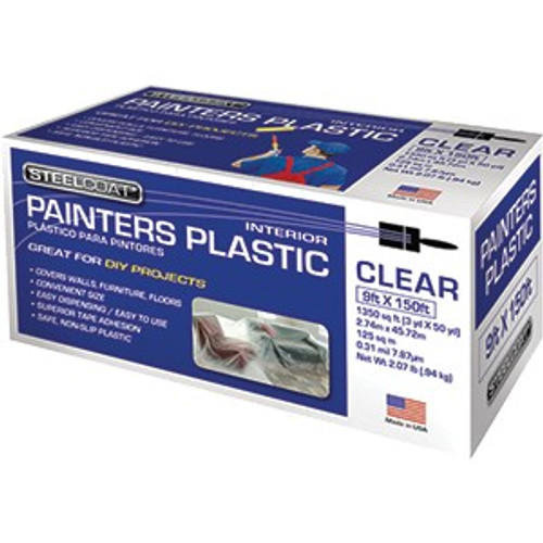 Petoskey FG-P9934-28 9' x 150' .31mil High Density Painters Plastic