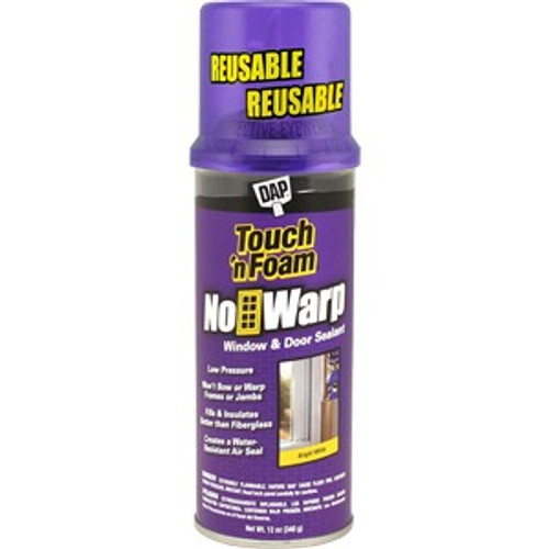 Dap 04000 12oz Touch N Foam No Warp Least Expansion Insulating Foam (Old Convenience # 4001044000)