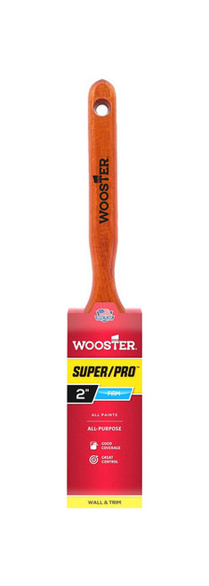 Wooster J4102 2" Super/Pro Badger Flat Sash Paint Brush - 6ct. Case