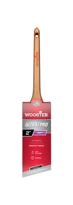 Wooster 4167 2" Ultra/Pro Soft Thin Angle Sash Nylon Brush - 6ct. Case