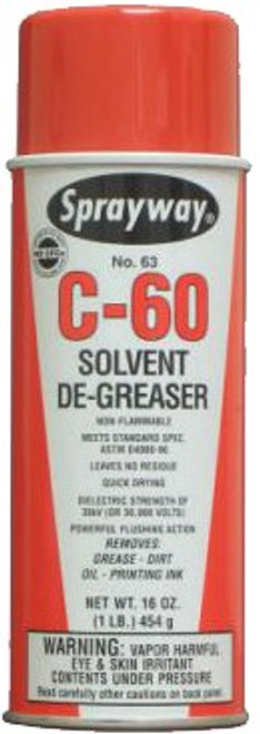 Sprayway 063 C-60 16 oz. Net Solvent Cleaner Degreaser