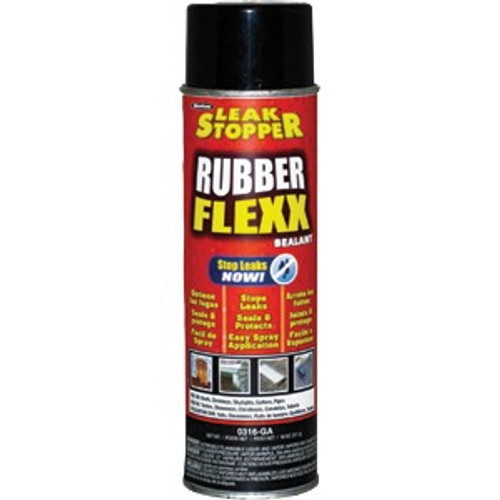 Gardner Gibson 0316-GA 18 oz. Black Leak Stopper Rubber Flexx Spray Sealant