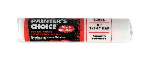 Wooster R273 9" Painters Choice 3/16" Nap Roller Cover 100Pk - 100ct. Case
