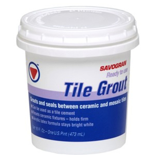 Savogran 12861 Pt White Tile Grout Ready To Use