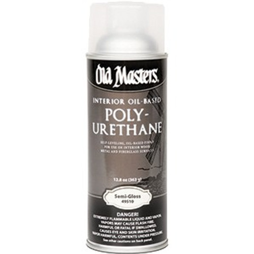 Old Masters 49510 12.8 oz. Semi Gloss Spray Oil Based Polyurethane