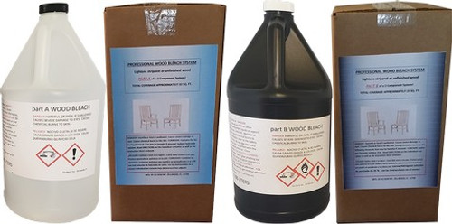 Go Kem PWB1900 Professional Wood Bleaching Kit (1gal Part A  1gal Part B)