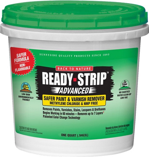 1 Qt Sunnyside 65832A Back to Nature Ready-Strip Advanced Safer Paint & Varnish Remover