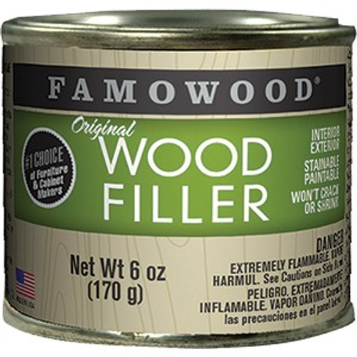 Famowood 36141122 1/4pt Mahogany Original Solvent Based Wood Filler