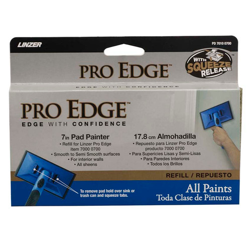 7" Linzer PD 7010-0700 Blue Pro Edge Pad Painter Refill