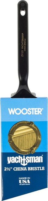 Wooster Z1121 2" Yachtsman White China Firm Bristle Angle Sash Paint Brush