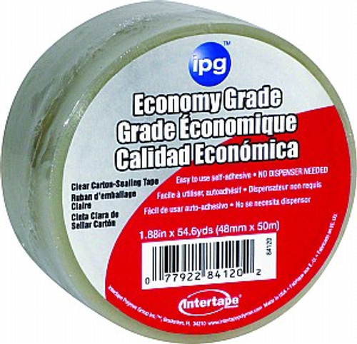 IPG 610C 2" x 55yd PVC Clear Tape