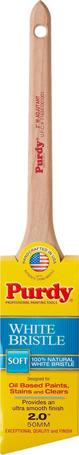 2" Purdy 144024420 Adjutant Angled Sash Paint Brush, White China Bristle