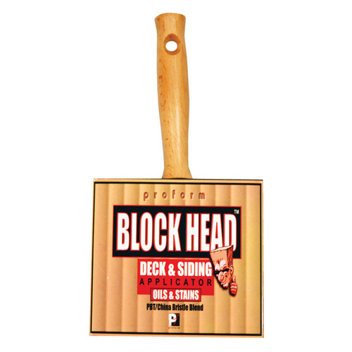 5" Proform CBH5.0B Blockhead Block Paint Brush - Case of 6