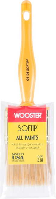 Wooster Q3108 2" Softip Nylon Flat Wall/Trim Paint Brush