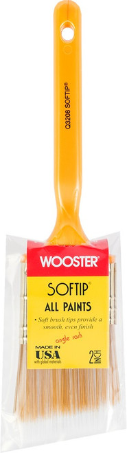Wooster Q3208 2" Softip Nylon Angle Sash Paint Brush