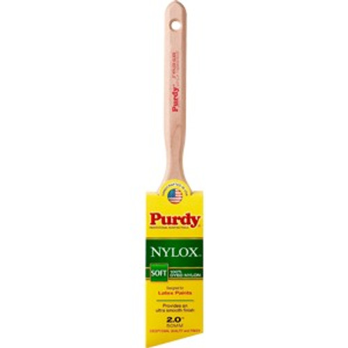 2" Purdy 144152220 Nylox Glide Angled Sash Paint Brush, Tynex Nylon