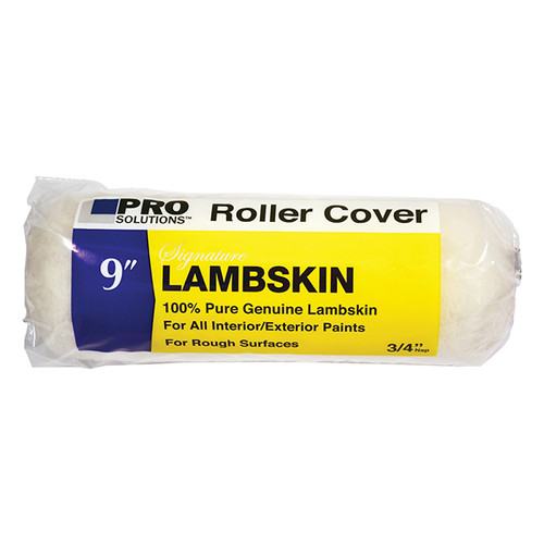 9" x 3/4" Nap Pro Solutions 30075 Signature, Lambskin Roller Cover
