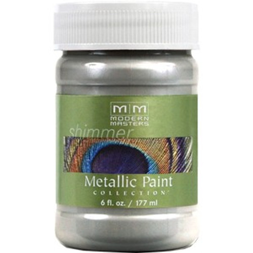 Modern Masters ME15006 6 oz. Silver Metallic Paint