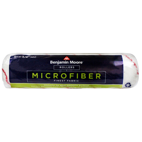 9" x 3/8" Nap Benjamin Moore U65682-018 Microfiber Microfiber Roller Covers