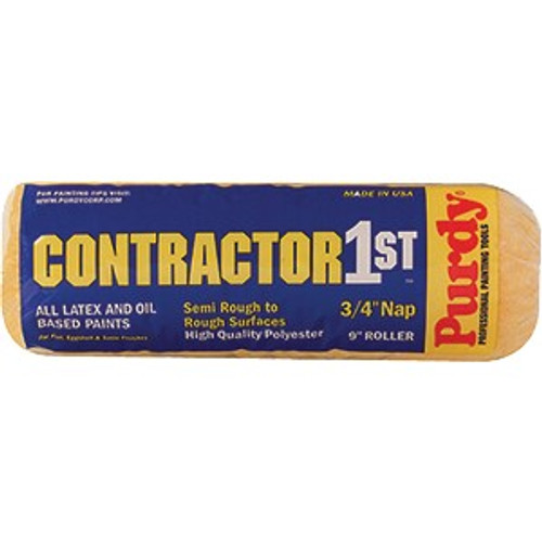 Purdy 144688094 9" x 3/4" Nap High Quality Polyester Contractors 1st Roller Cover